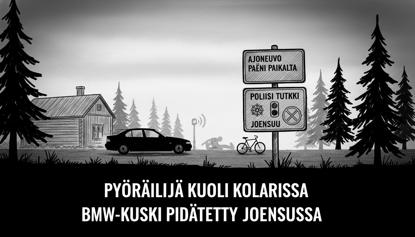 Cyclist Killed in Hit-and-Run, BMW Driver Arrested in Joensuu