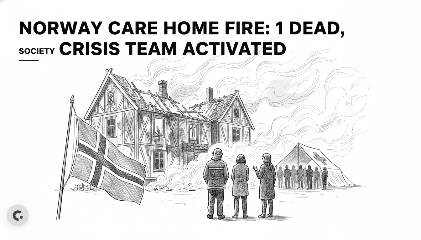 Norway Care Home Fire: 1 Dead, Crisis Team Activated
