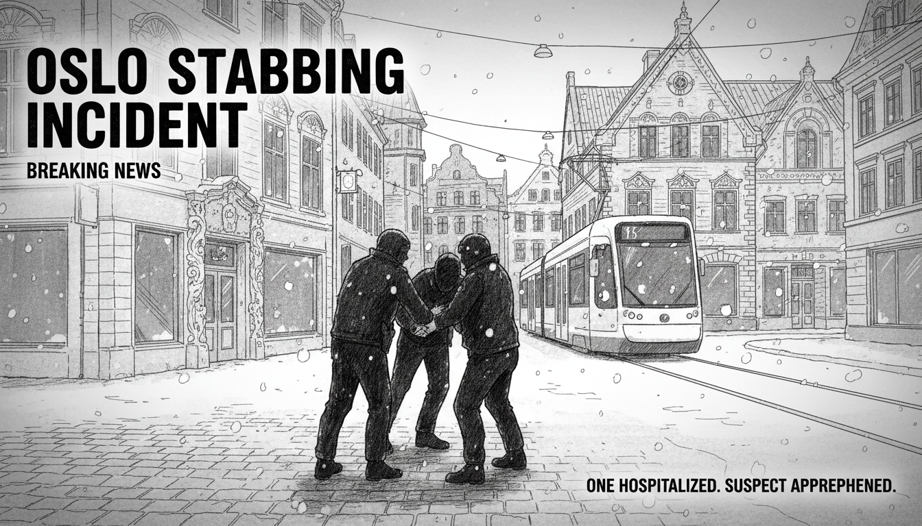 Oslo Stabbing Incident Leaves One Hospitalized