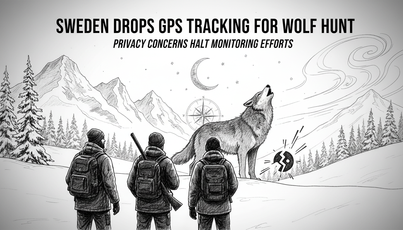 GPS Tracking Requirement Dropped for Wolf Hunt in Western Sweden