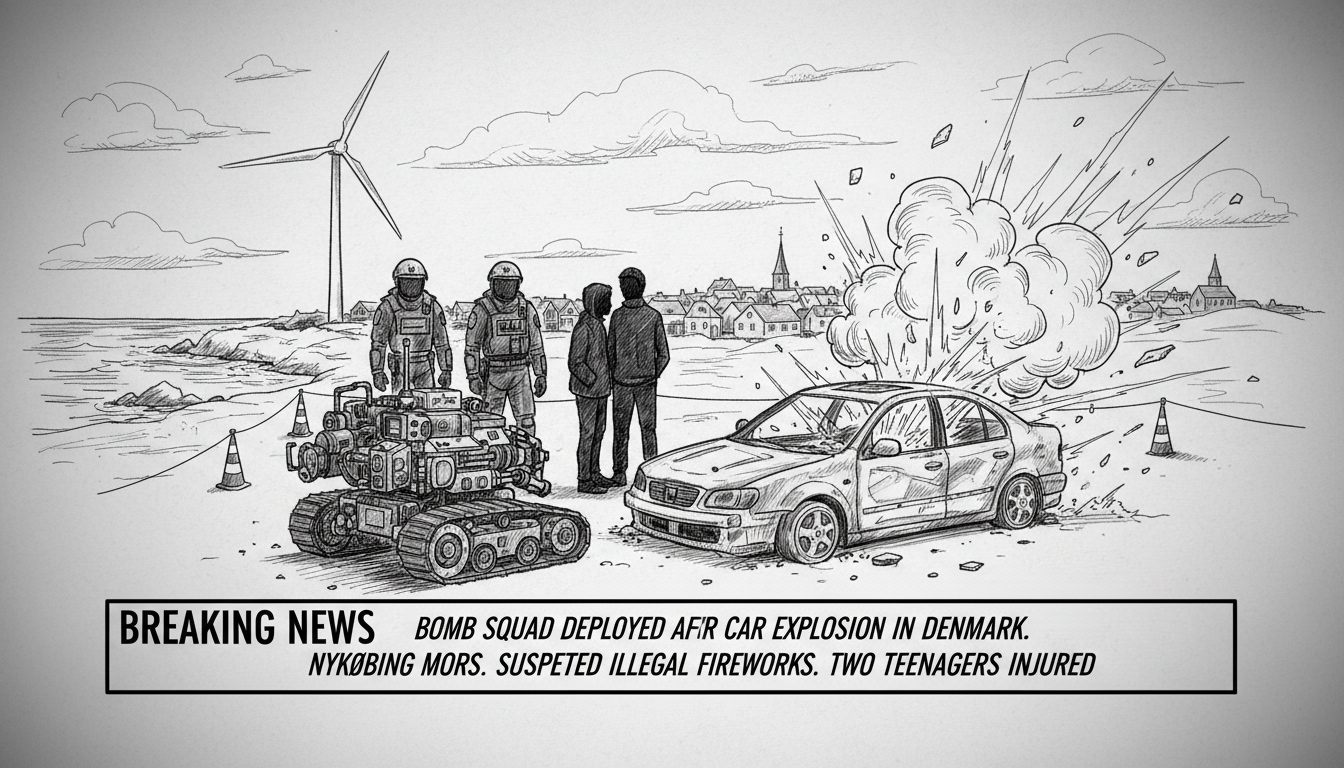 Bomb Squad Deployed After Car Explosion in Denmark