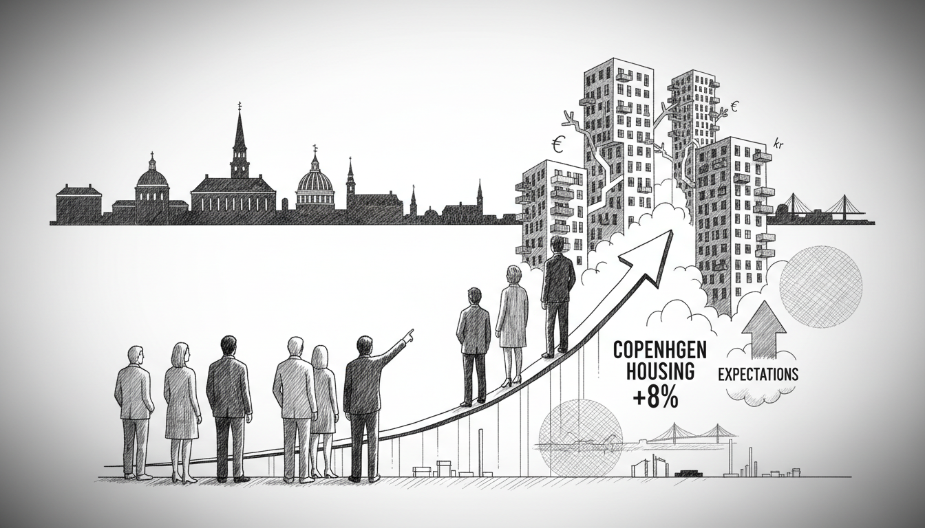 Copenhagen Housing Market Defies Expectations with Strong Price Growth