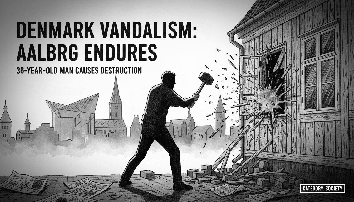 Denmark Vandalism: 36-Year-Old Man Damages Aalborg