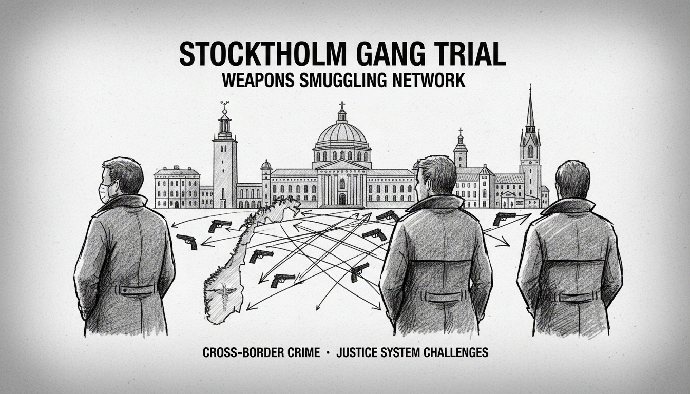 Stockholm Gang Trial Reveals Weapons Smuggling Network