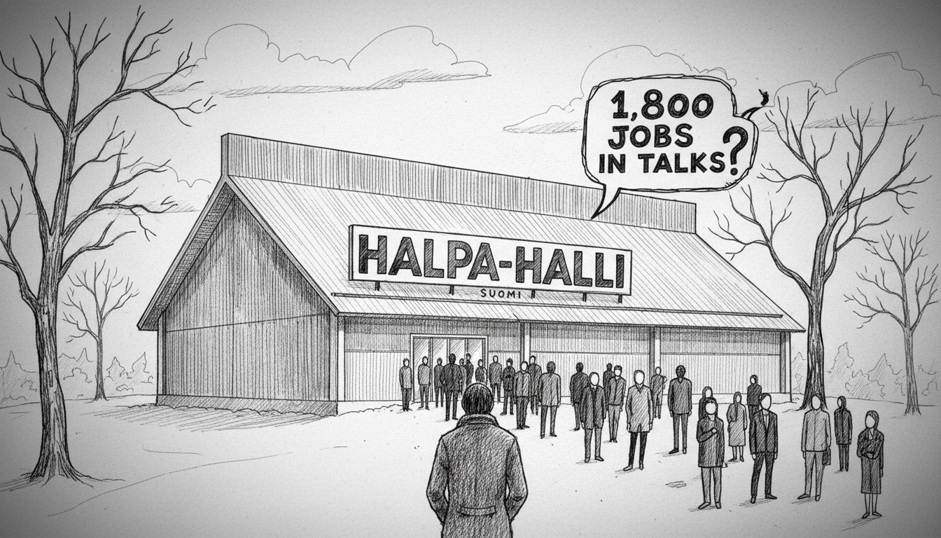 Finland's Halpa-Halli: 1,800 Jobs in Talks