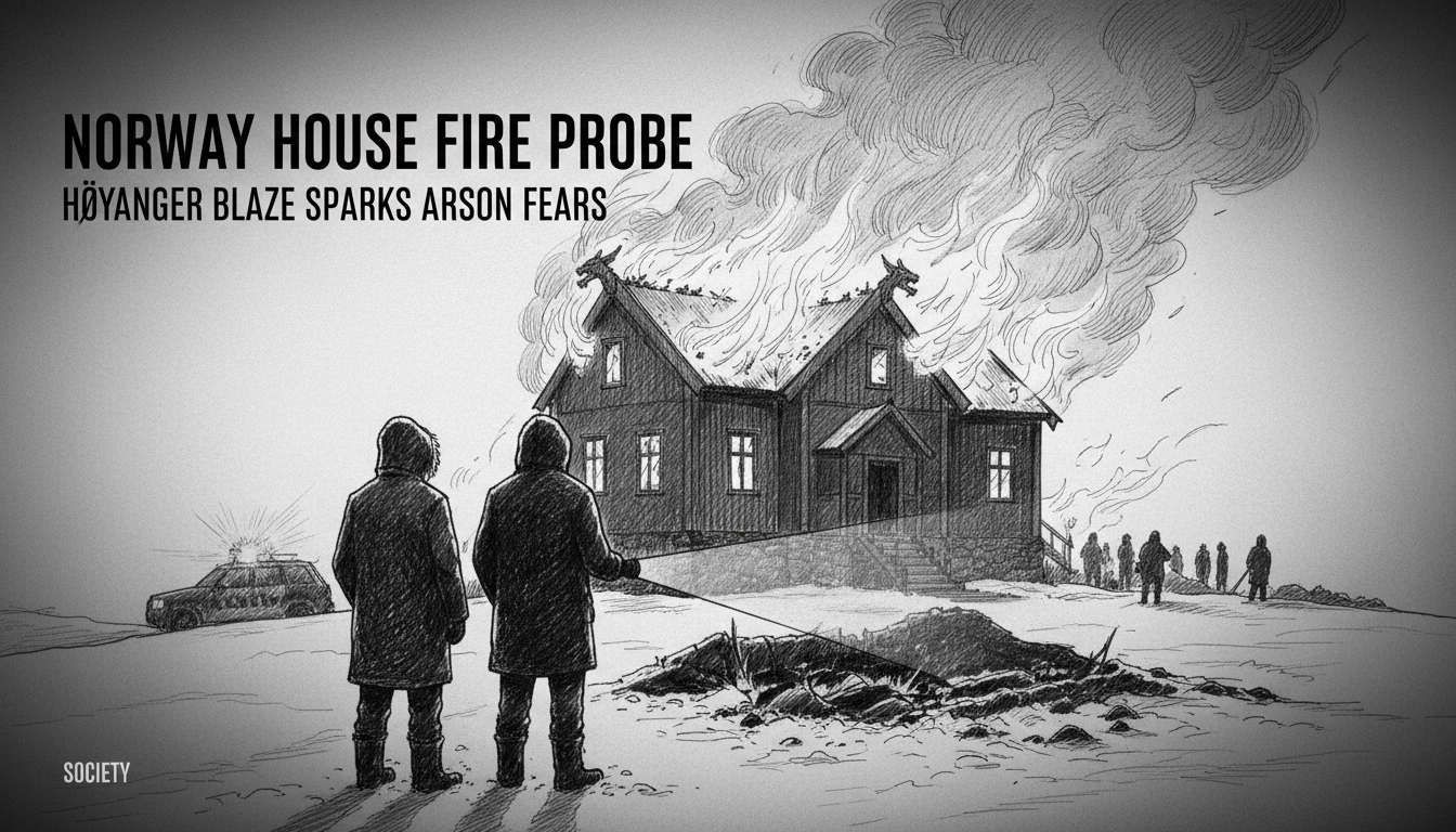 Norway House Fire Probe: Høyanger Blaze Sparks Arson Fears