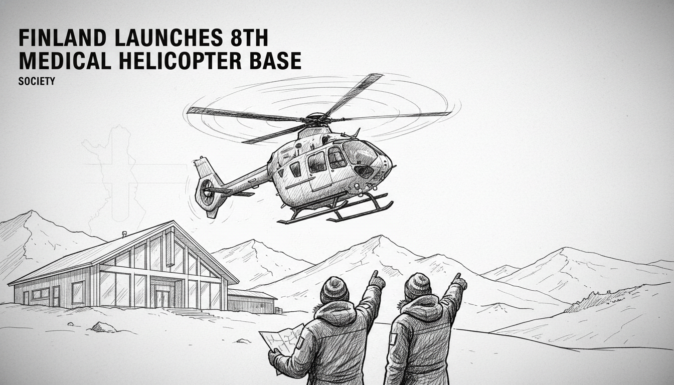Finland Launches 8th Medical Helicopter Base