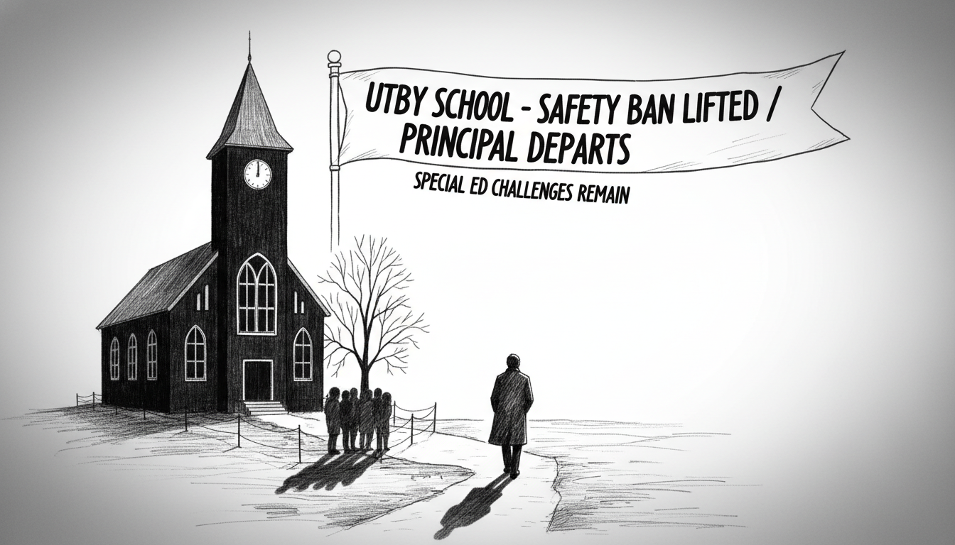 Safety Ban Lifted at Utby Resource School as Principal Departs