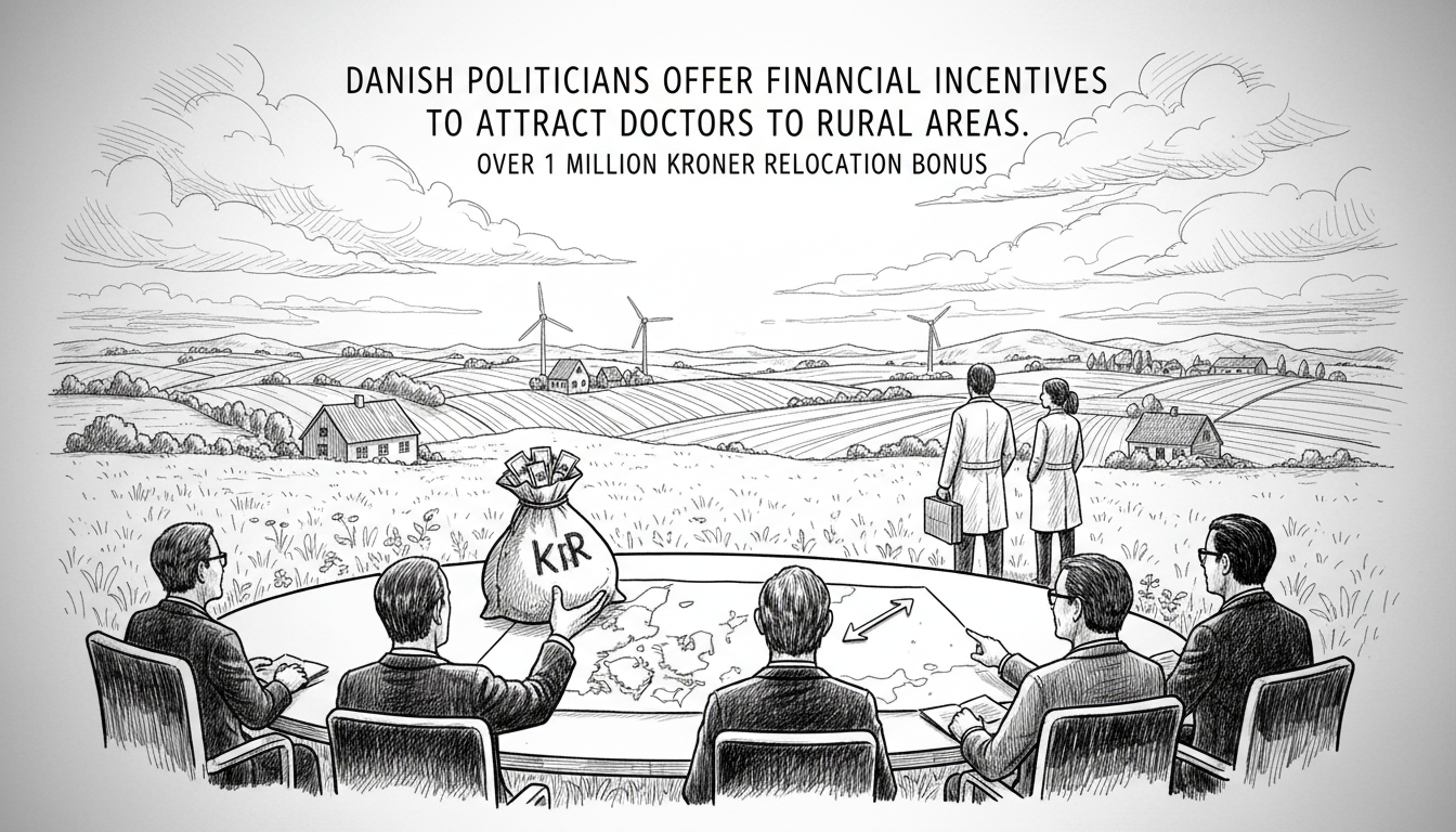 Danish Politicians Offer Financial Incentives to Attract Doctors to Rural Areas