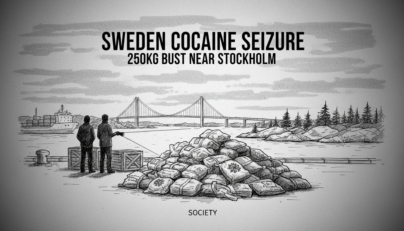 Sweden Cocaine Seizure: 250kg Bust Near Stockholm
