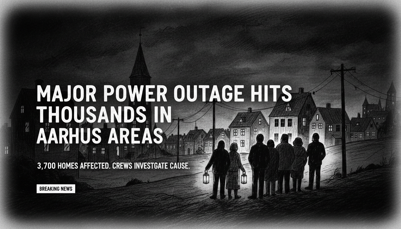 Major Power Outage Hits Thousands in Aarhus Areas
