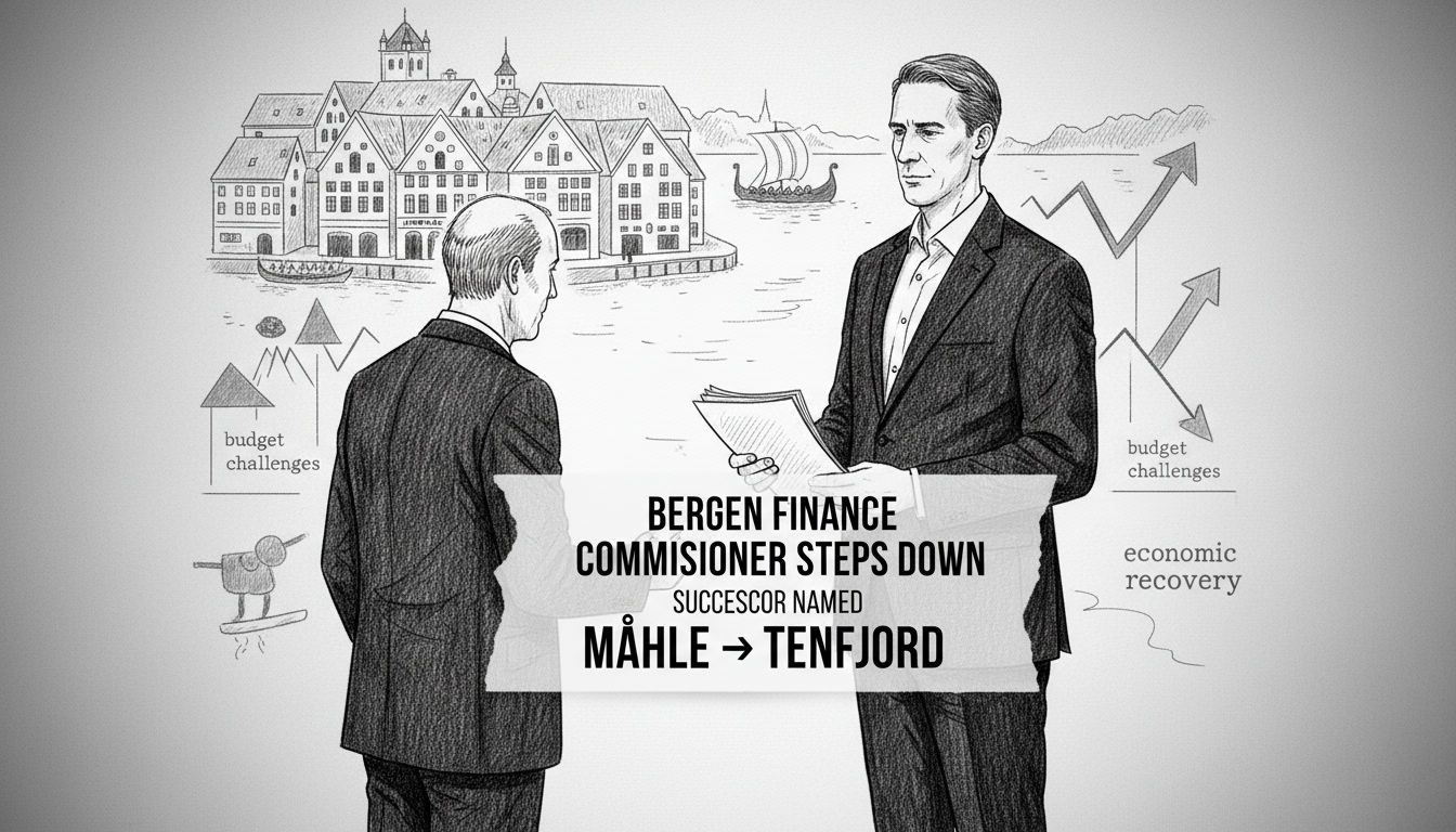 Bergen Finance Commissioner Steps Down, Successor Named