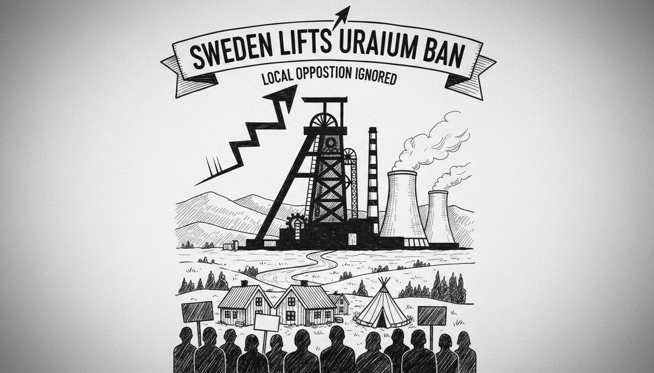 Sweden Lifts Uranium Mining Ban Amid Local Opposition