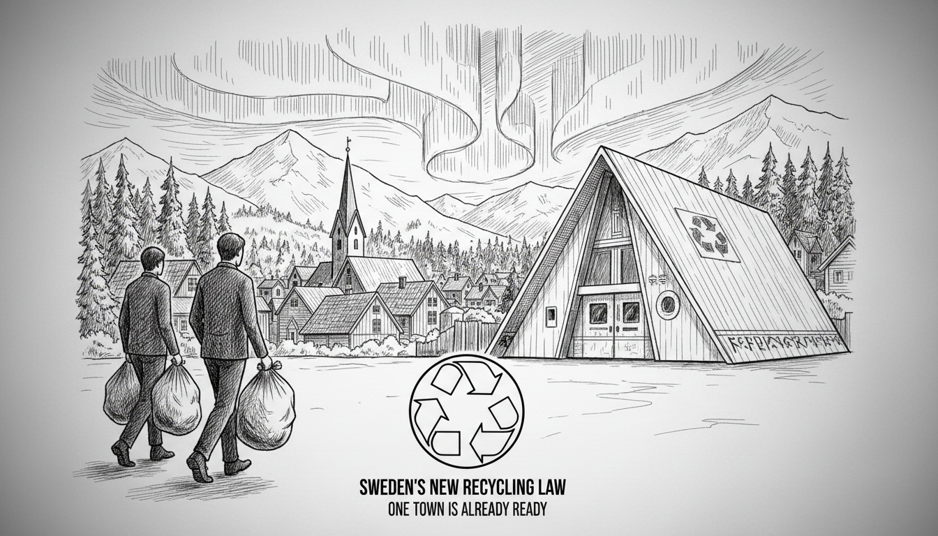 Sweden's New Recycling Law: One Town Is Already Ready