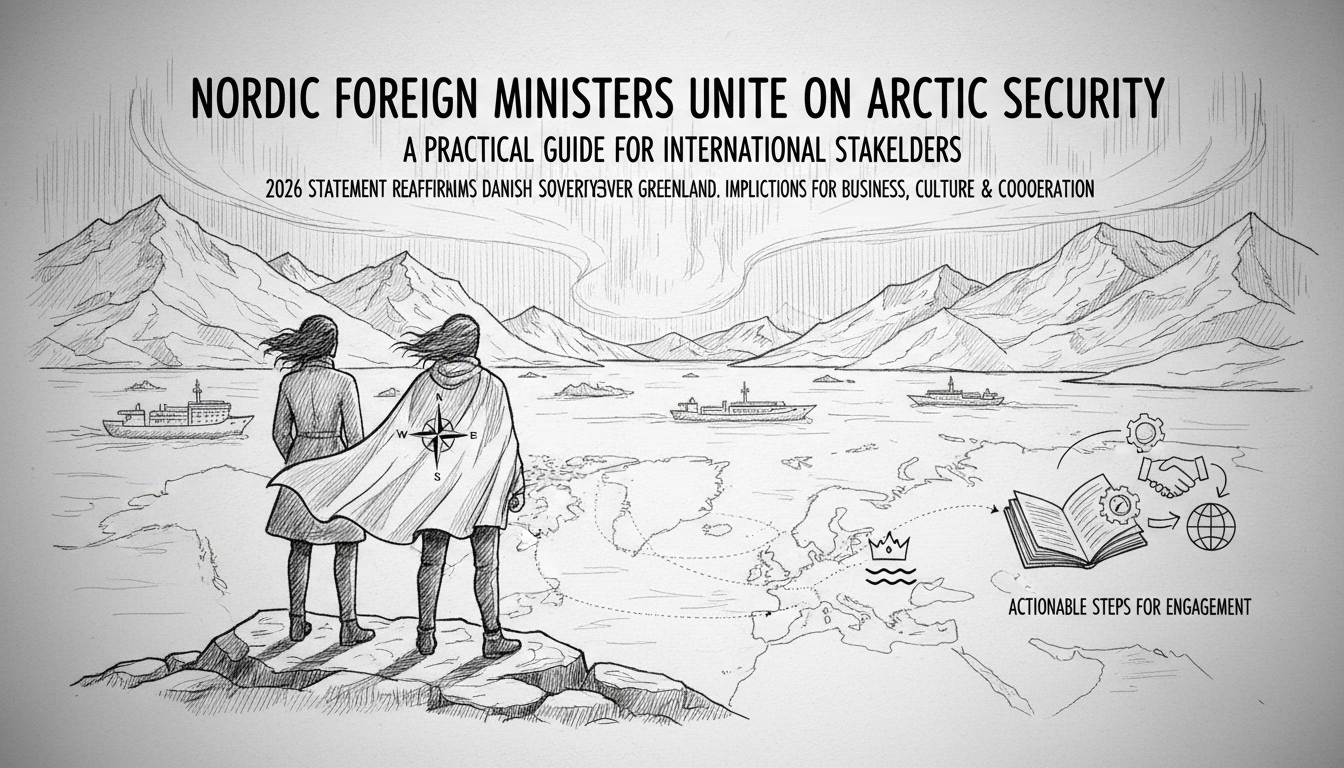 Nordic Foreign Ministers Unite on Arctic Security: A Practical Guide for International Stakeholders