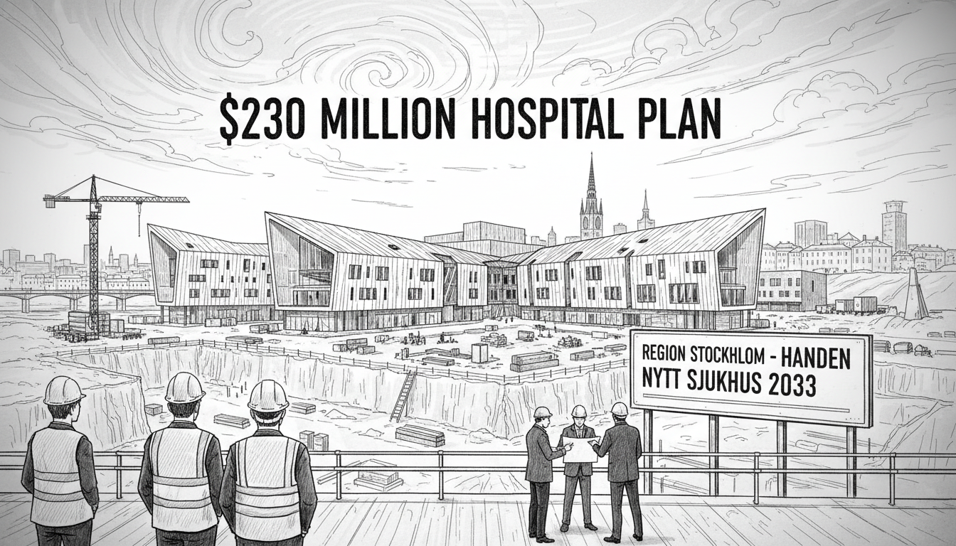 Stockholm Plans New $230 Million Hospital in Handen