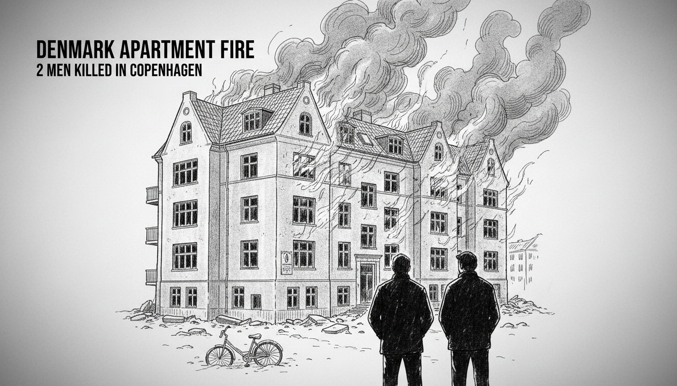 Denmark Apartment Fire Kills 2 Men in Copenhagen