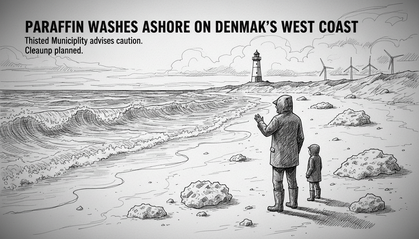 Paraffin Washes Ashore on Denmark's West Coast