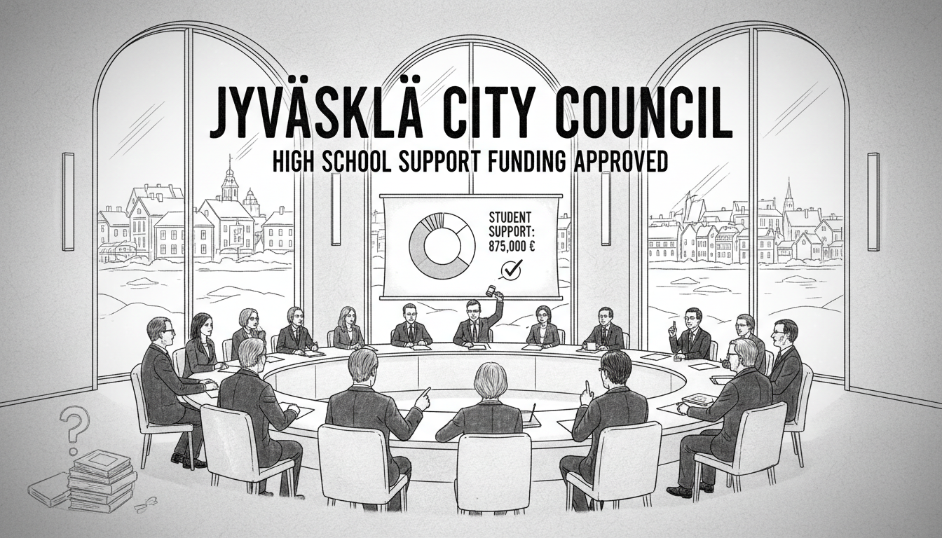Jyväskylä City Council Approves High School Support Funding for Next Year