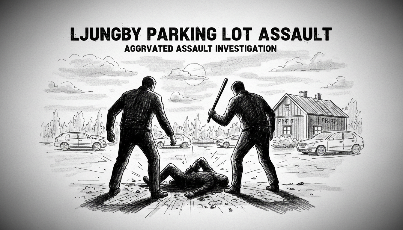 Man severely assaulted in Ljungby parking lot