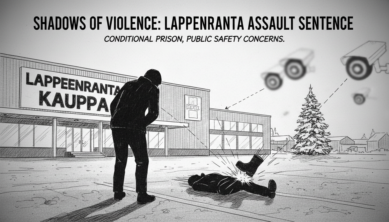 Man sentenced for brutal assault outside Lappeenranta store