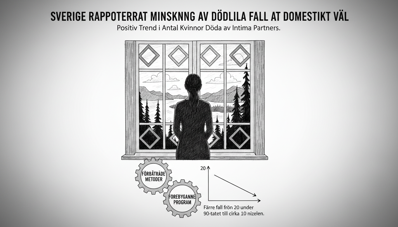 Sweden Reports Decrease in Deadly Domestic Violence Cases