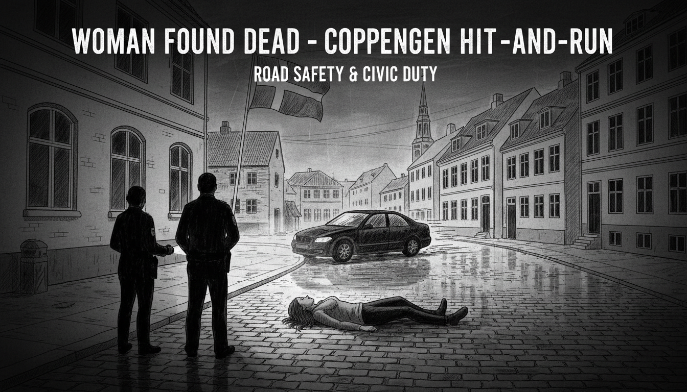 Woman Found Dead in Copenhagen After Suspected Hit-and-Run