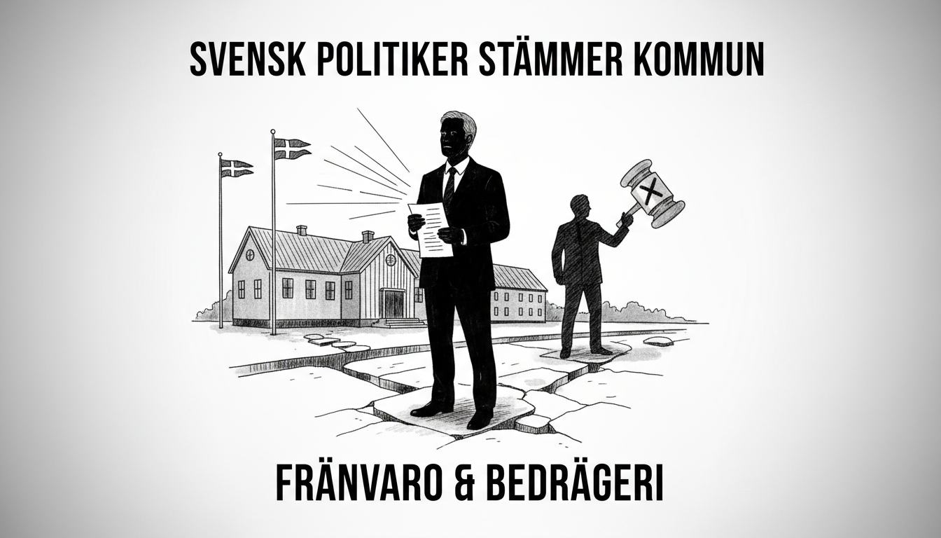 Swedish Politician Sues Municipality After Dismissal Amid Fraud Charges