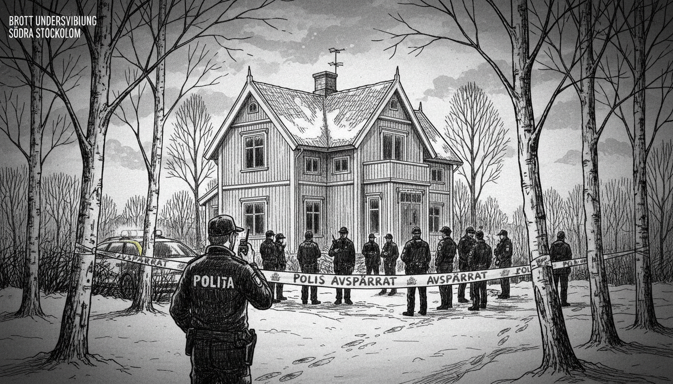 Police Investigate Serious Crime in Southern Stockholm