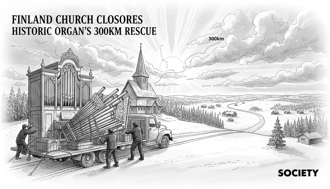 Finland Church Closures: Historic Organ's 300km Rescue