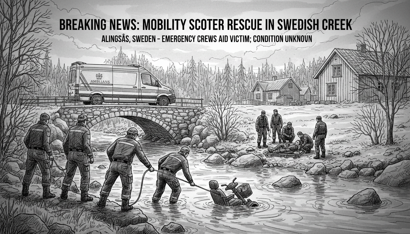 Mobility Scooter Accident in Swedish Creek