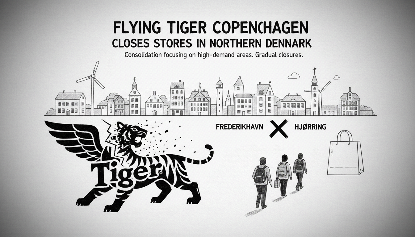 Flying Tiger Copenhagen Closes Stores in Northern Denmark