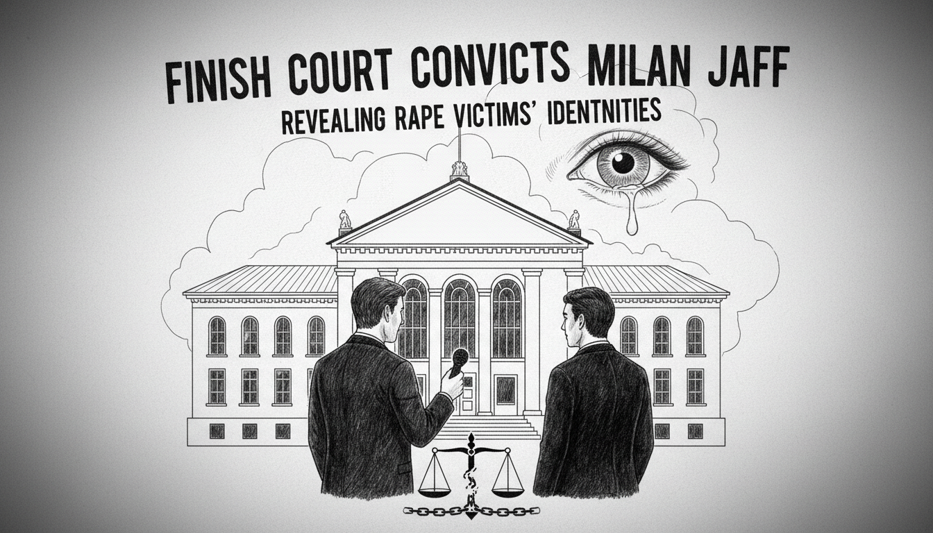 Finnish Court Convicts Milan Jaff for Revealing Rape Victims' Identities in Podcast