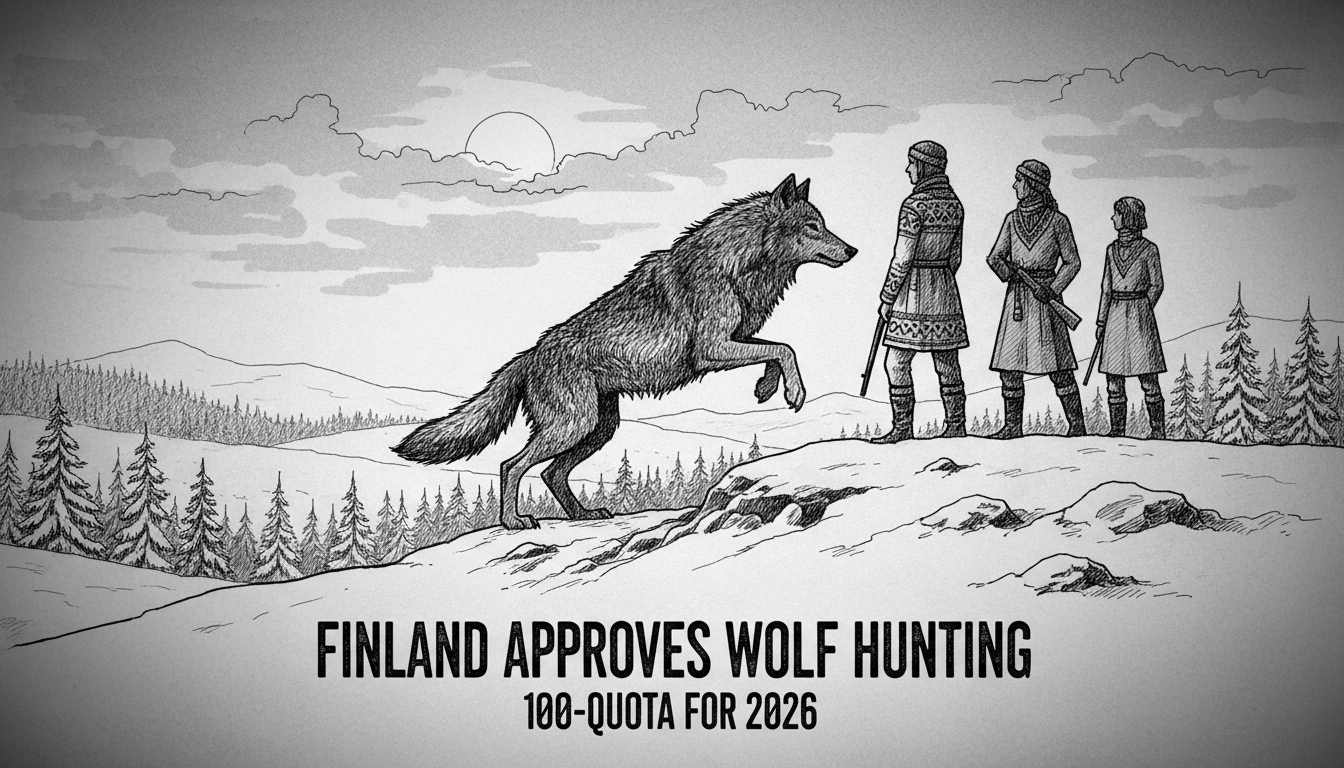 Finland Approves Wolf Hunting: 100-Quota for 2026