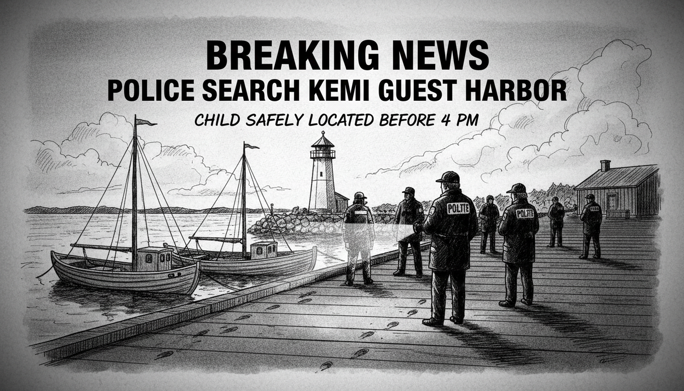Police Search for Missing Child at Kemi Guest Harbor
