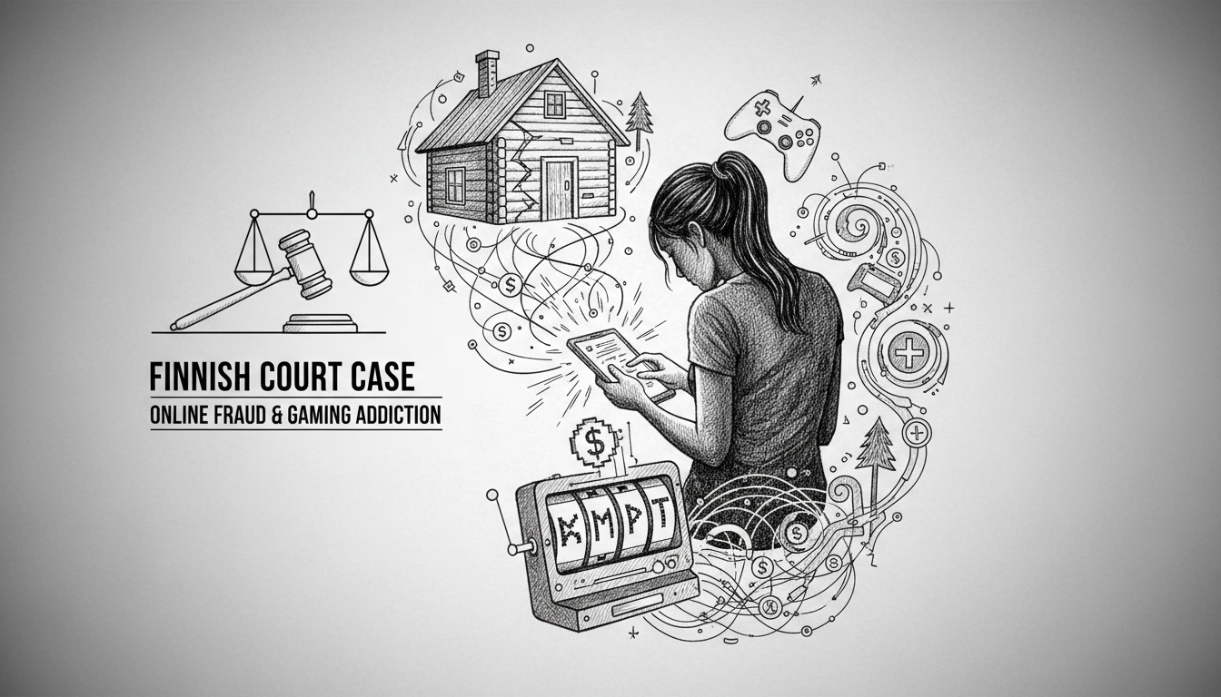 Finnish Court Case Highlights Online Fraud and Gaming Addiction Link
