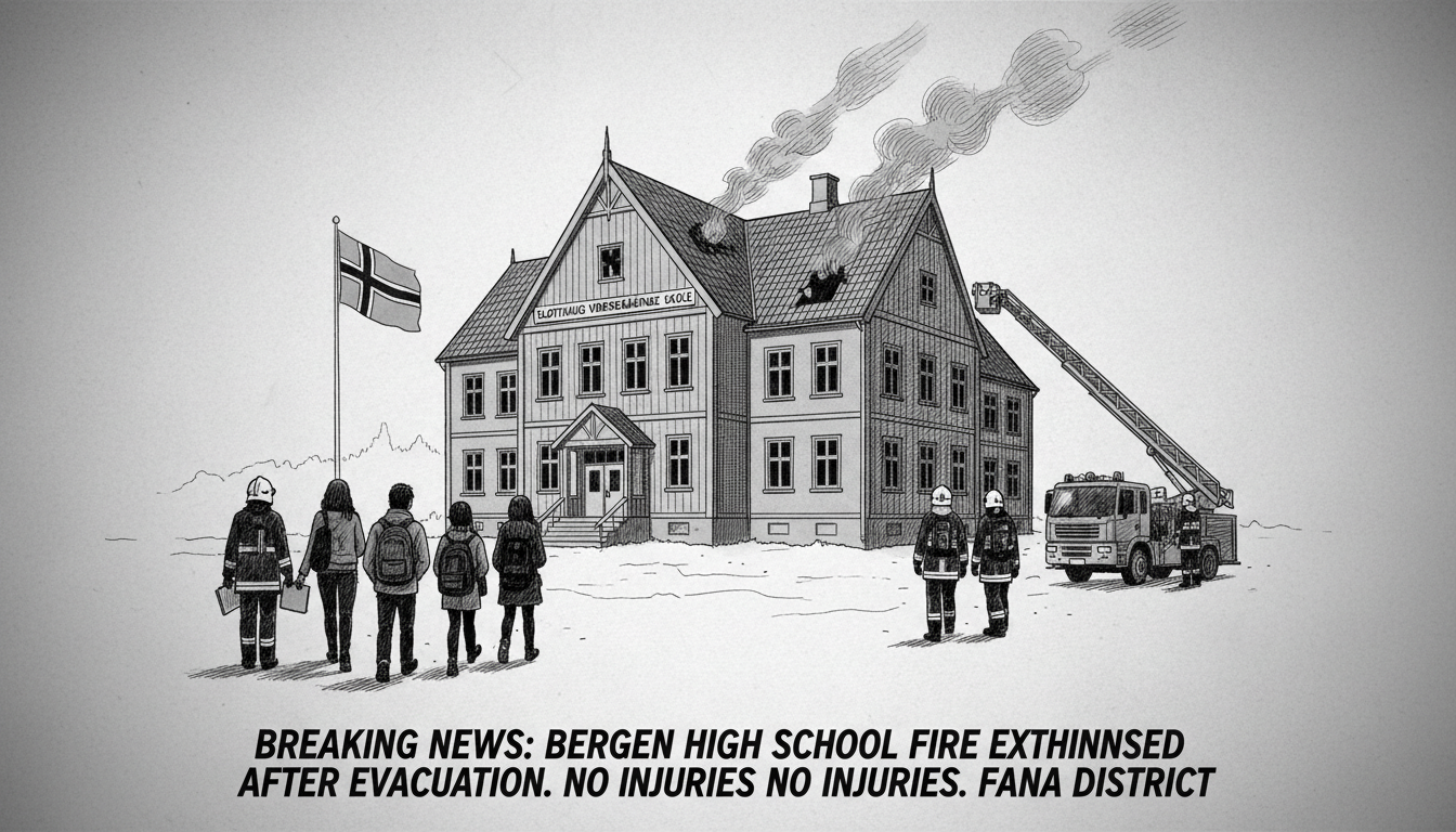 Bergen High School Fire Extinguished After Evacuation