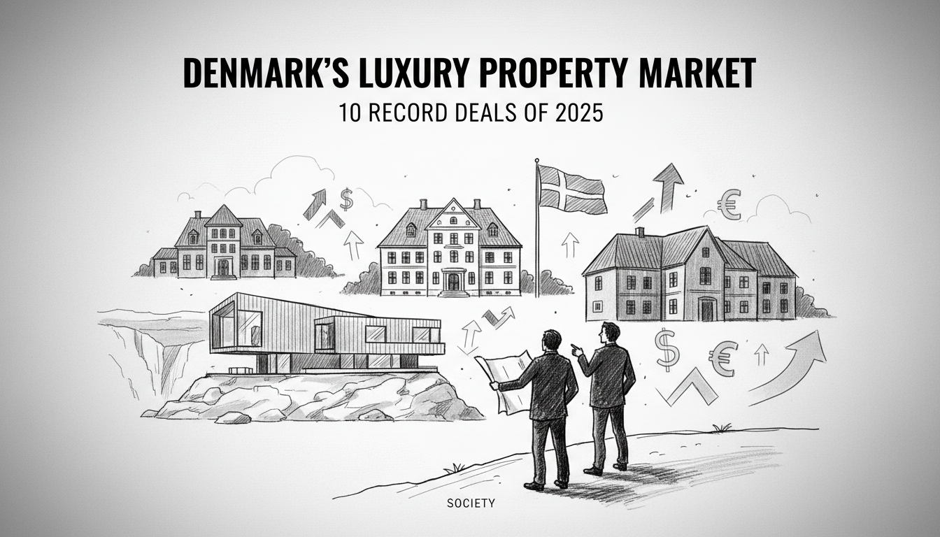 Denmark's Luxury Property Market: 10 Record Deals of 2025