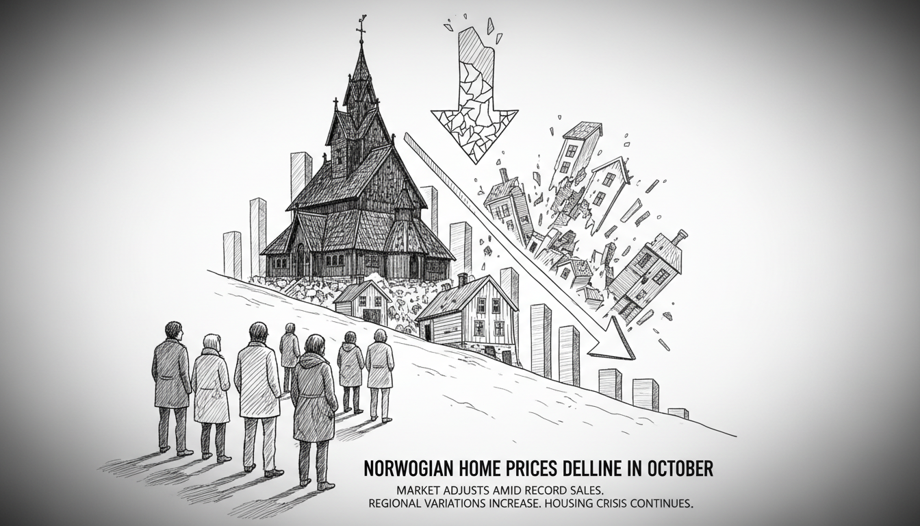 Norwegian Home Prices Decline in October as Market Adjusts