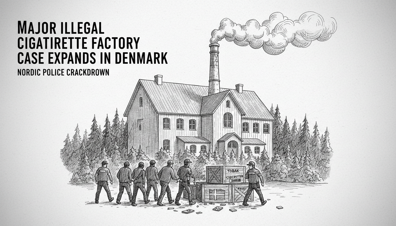 Major Illegal Cigarette Factory Case Expands in Denmark