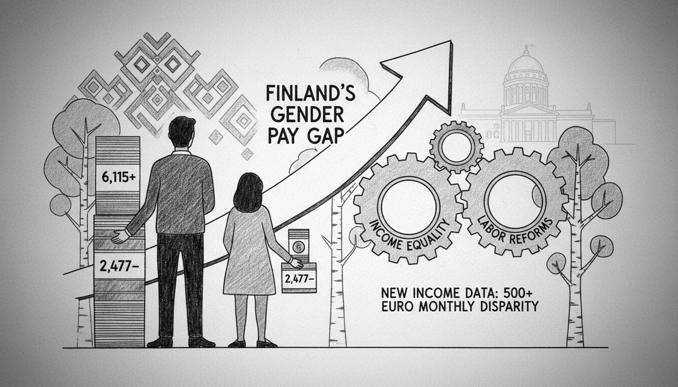 Finland's Gender Pay Gap Persists as New Income Data Reveals Earnings Disparity