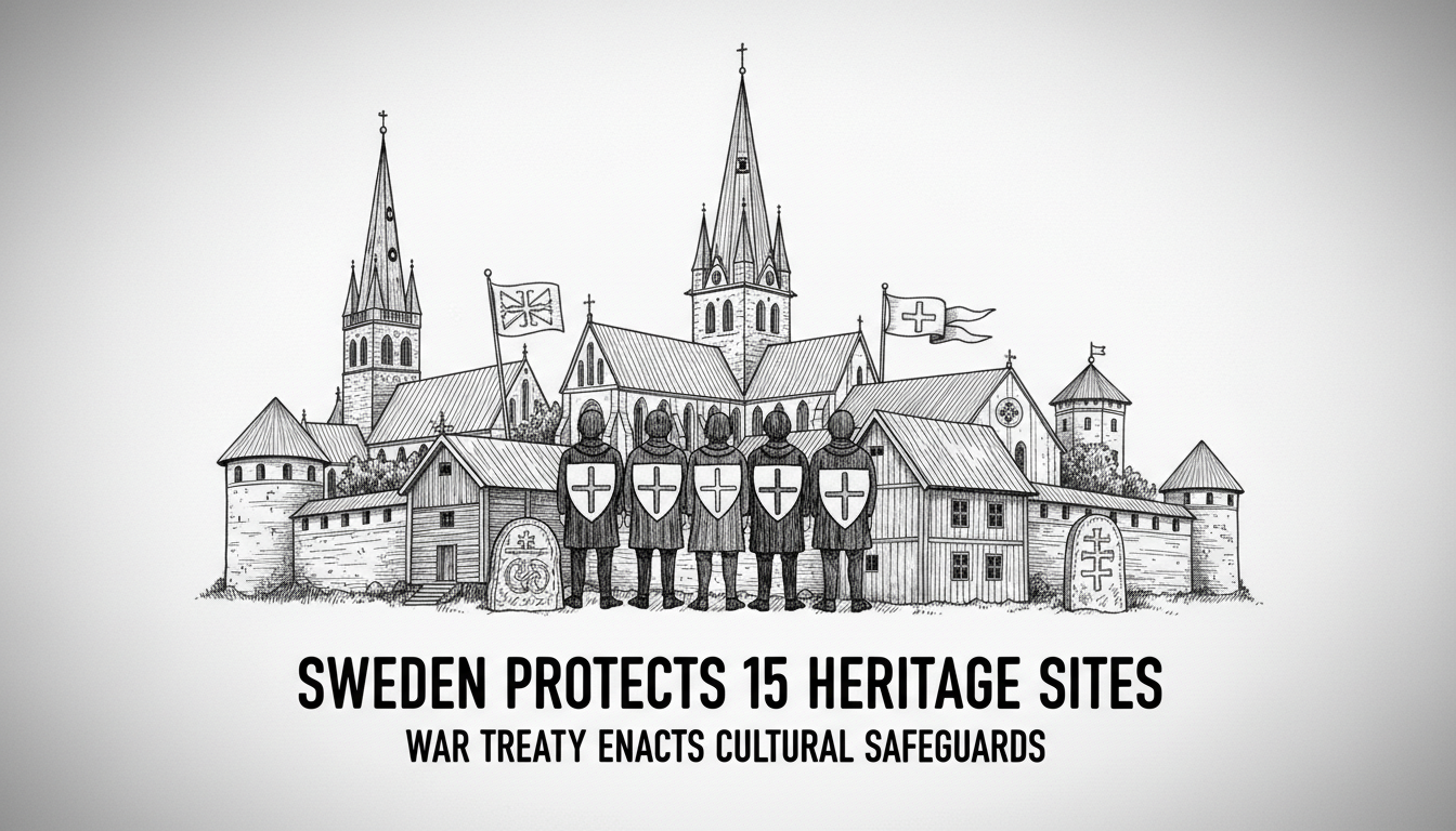 Sweden Protects 15 Heritage Sites Under War Treaty