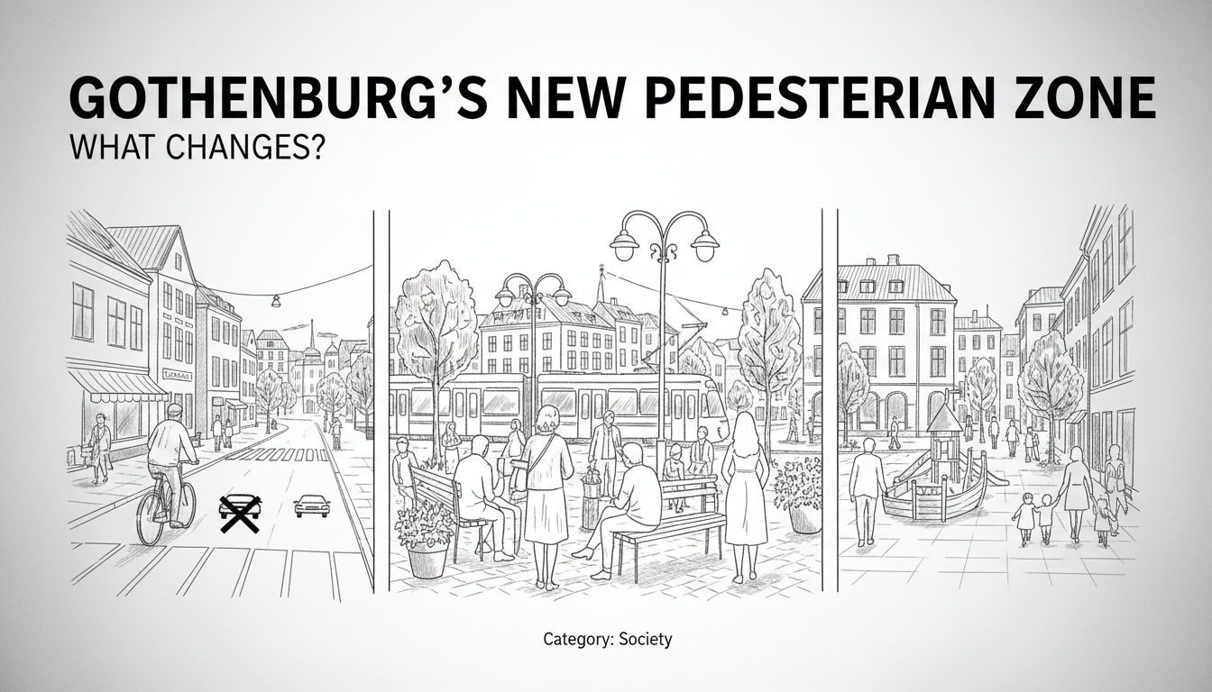 Gothenburg's New Pedestrian Zone: What Changes
