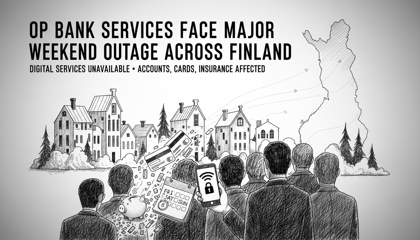 OP Bank Services Face Major Weekend Outage Across Finland