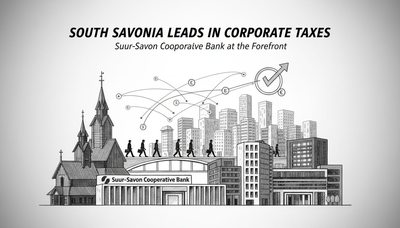Cooperative Bank Leads Corporate Tax Payments in South Savonia Region