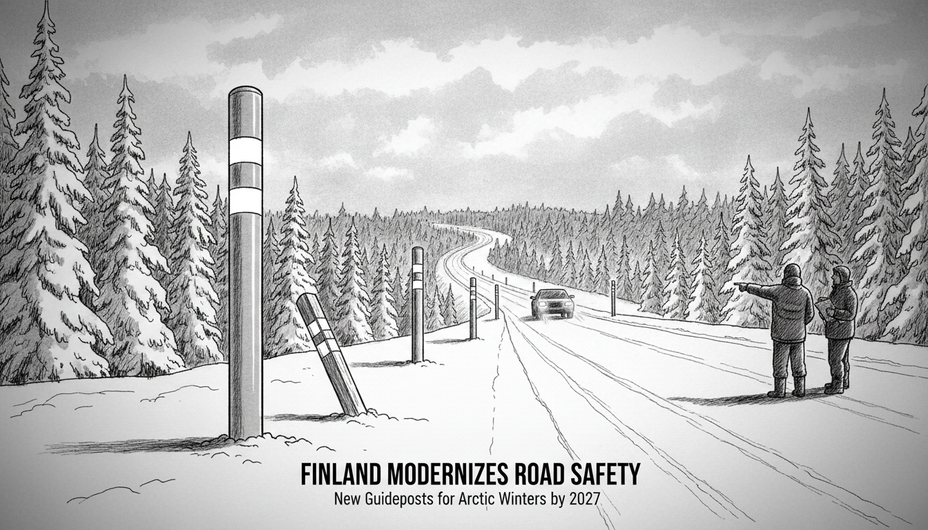 Finland Modernizes Road Safety Infrastructure with New Guideposts