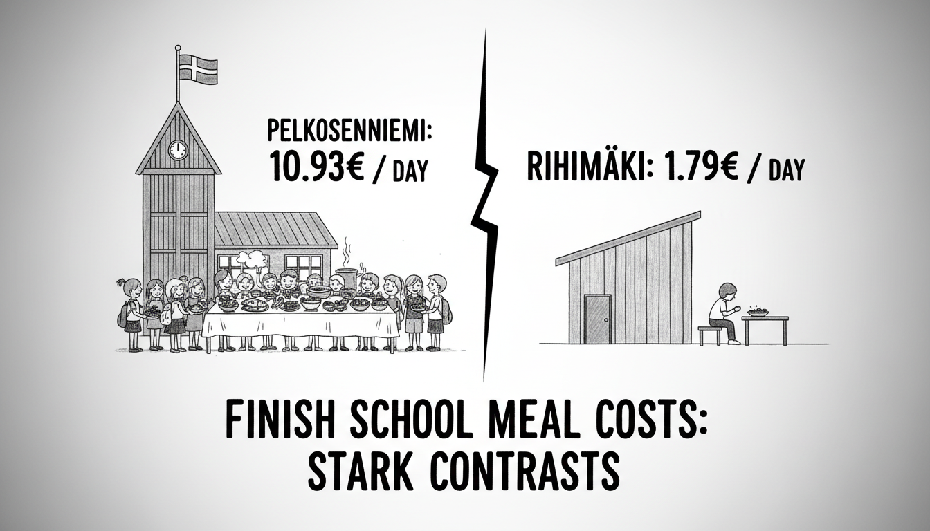 Stark Contrasts in Finnish School Meal Costs Across Municipalities