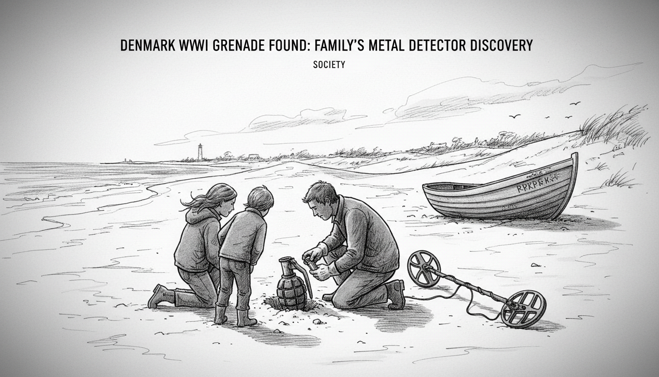 Denmark WWII Grenade Found: Family's Metal Detector Discovery