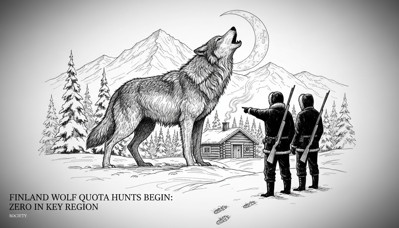 Finland Wolf Quota Hunts Begin: Zero in Key Region