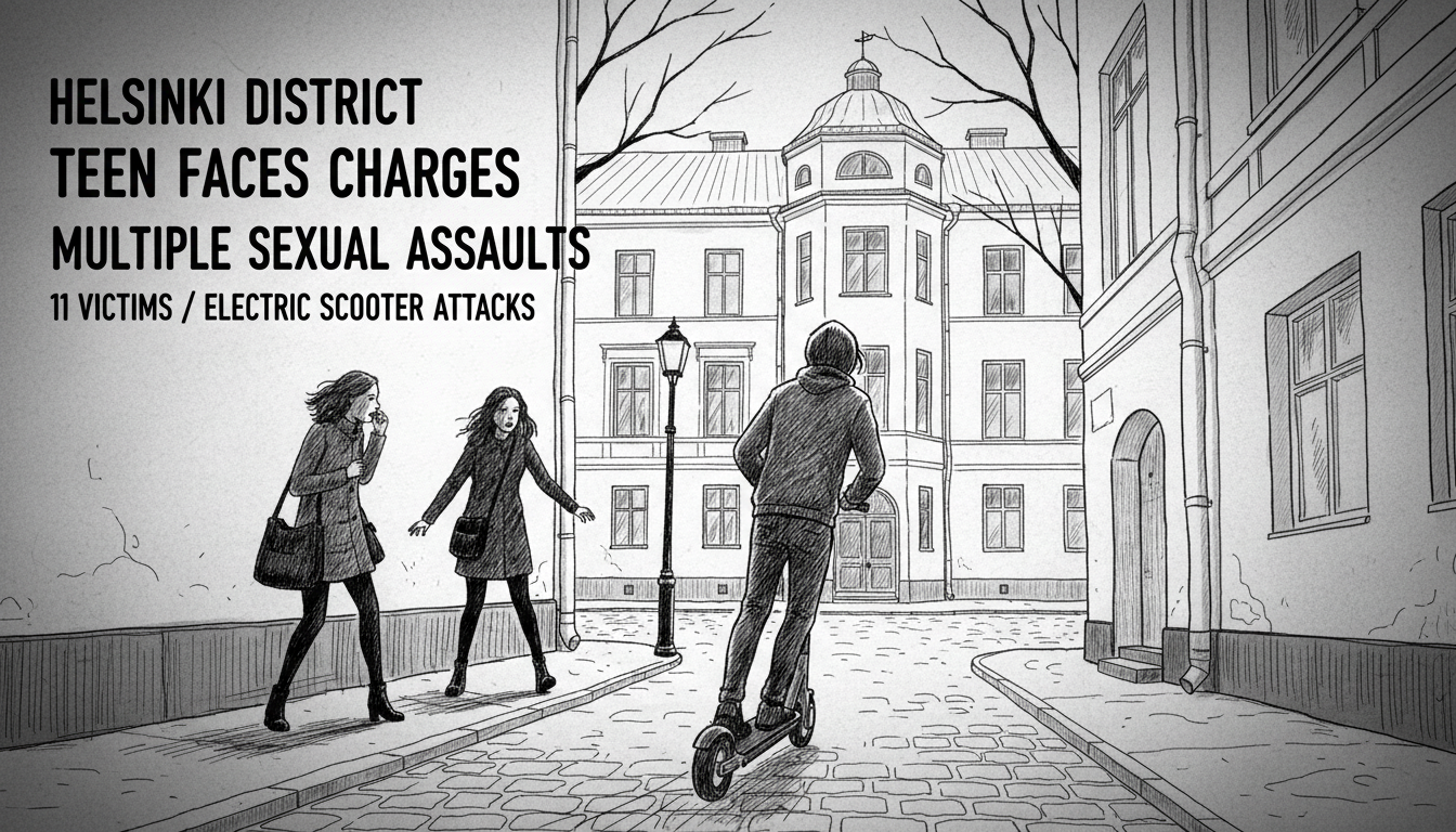 Teen Faces Charges for Multiple Sexual Assaults in Helsinki District